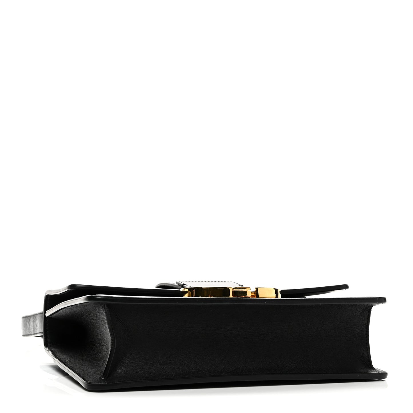 Box Calfskin 30 Montaigne Flap Bag Black