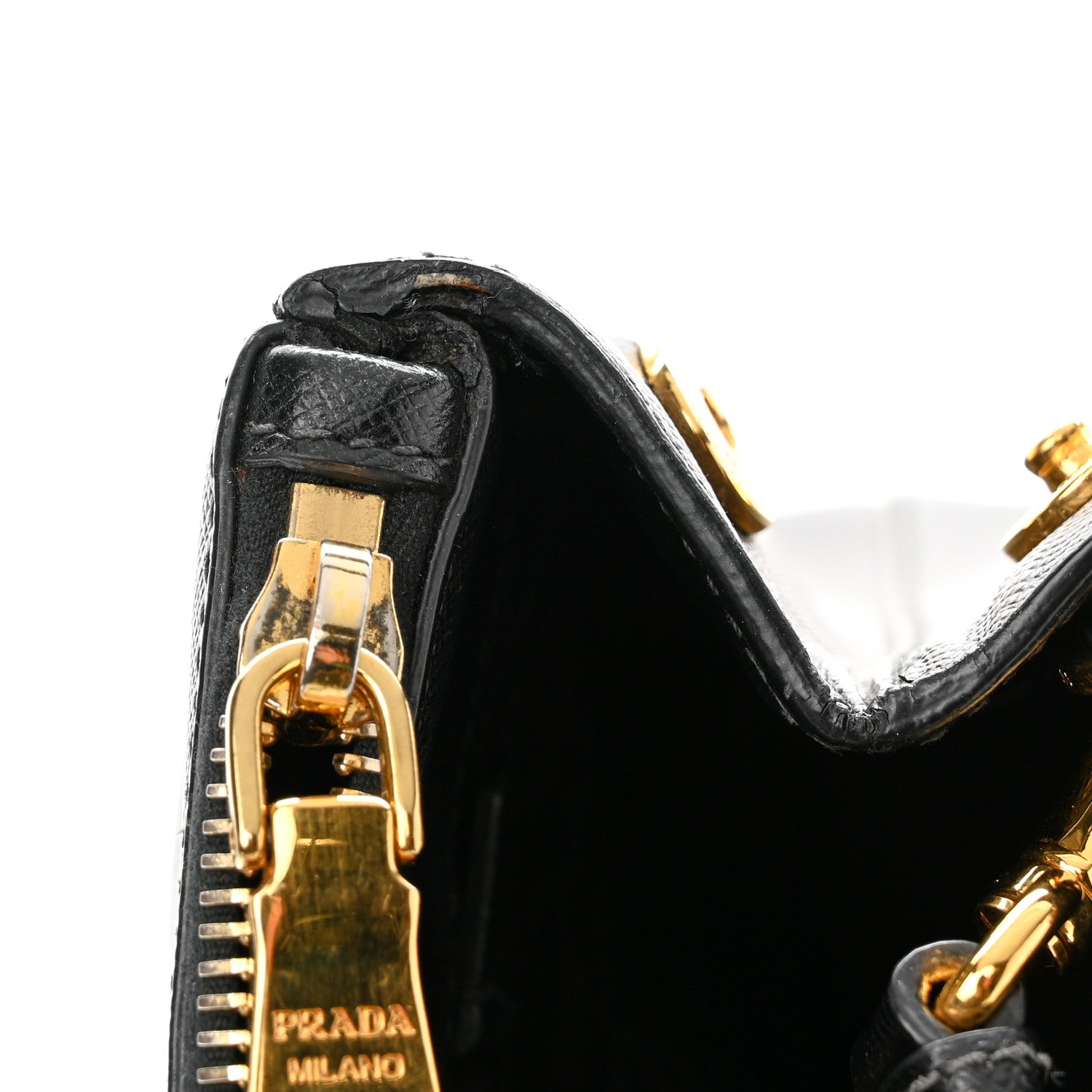 Prada Saffiano Small Galleria Double Zip Tote Black 13 of 16