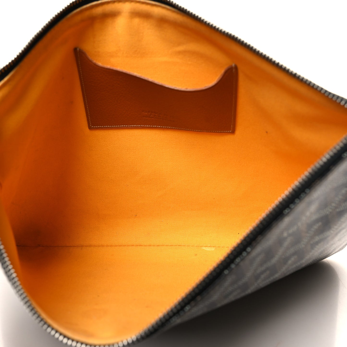 Goyardine Senat MM Pocket Black Tan