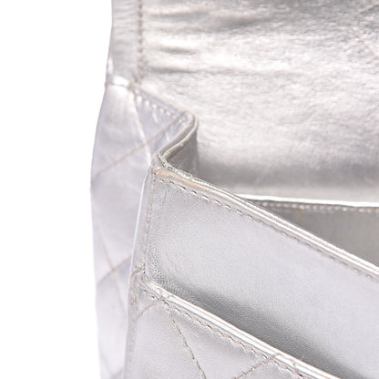 Chanel Metallic Lambskin Quilted 2.55 Reissue 227 Flap Silver 13 of 17