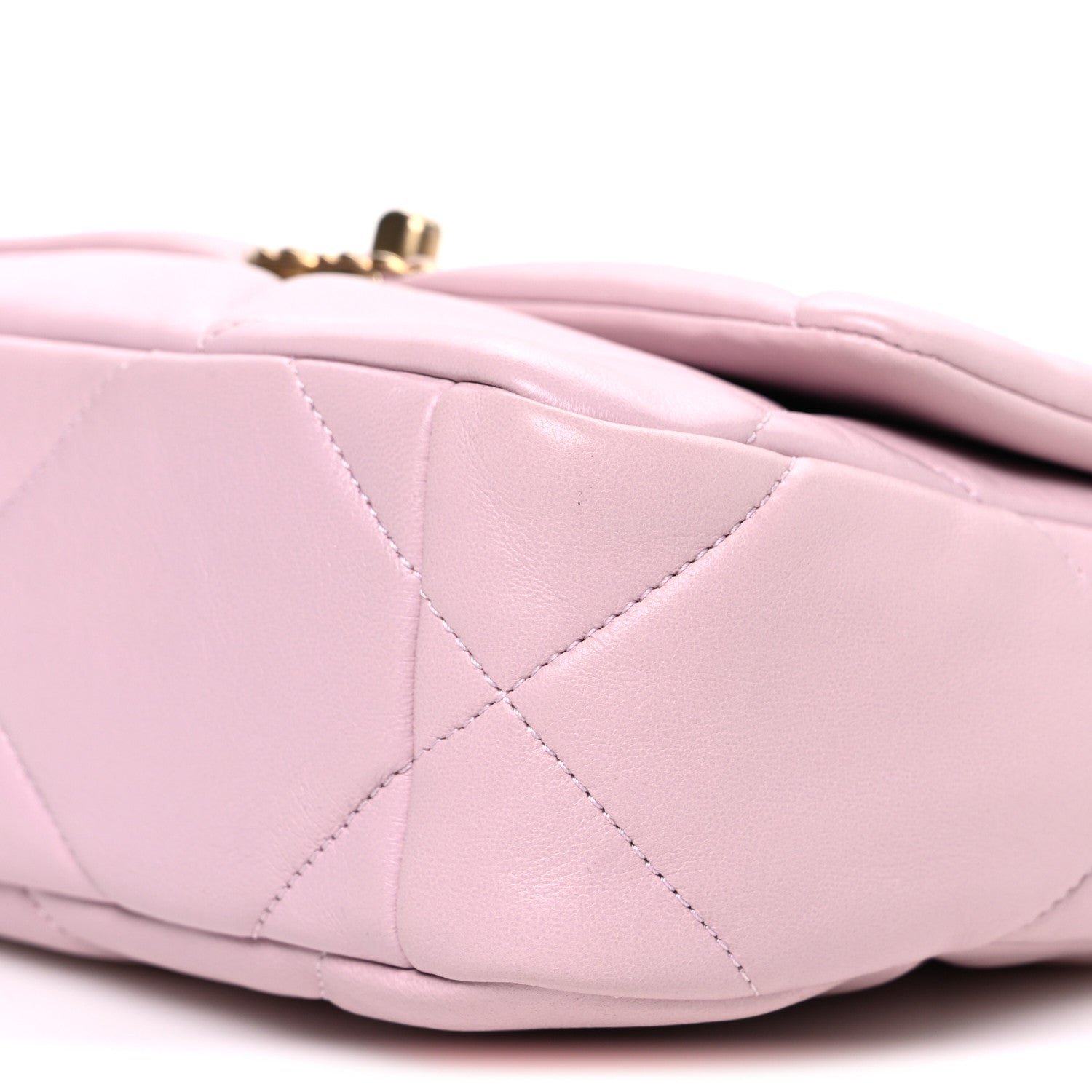 Chanel Lambskin Quilted Medium Chanel 19 Flap Light Pink 10 of 10