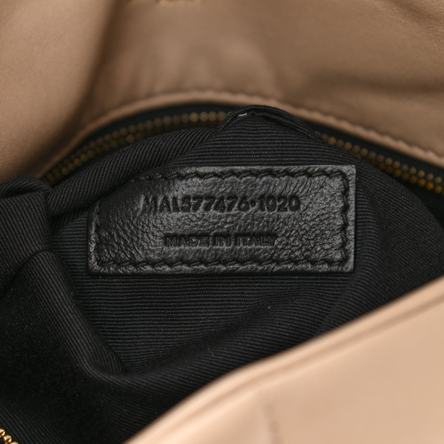 Saint Laurent Lambskin Quilted Small Loulou Puffer Monogram Chain Satchel Dark Beige 8 of 11