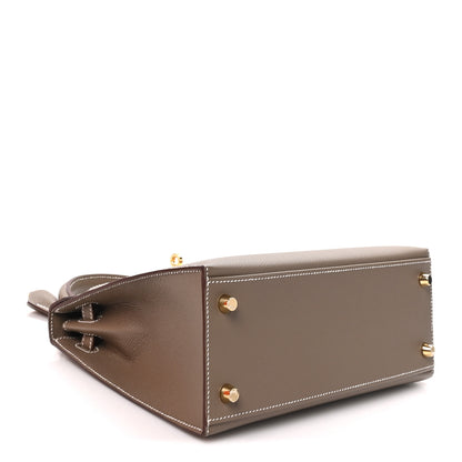 Hermes Epsom Kelly Sellier 25 Etoupe 4 of 11