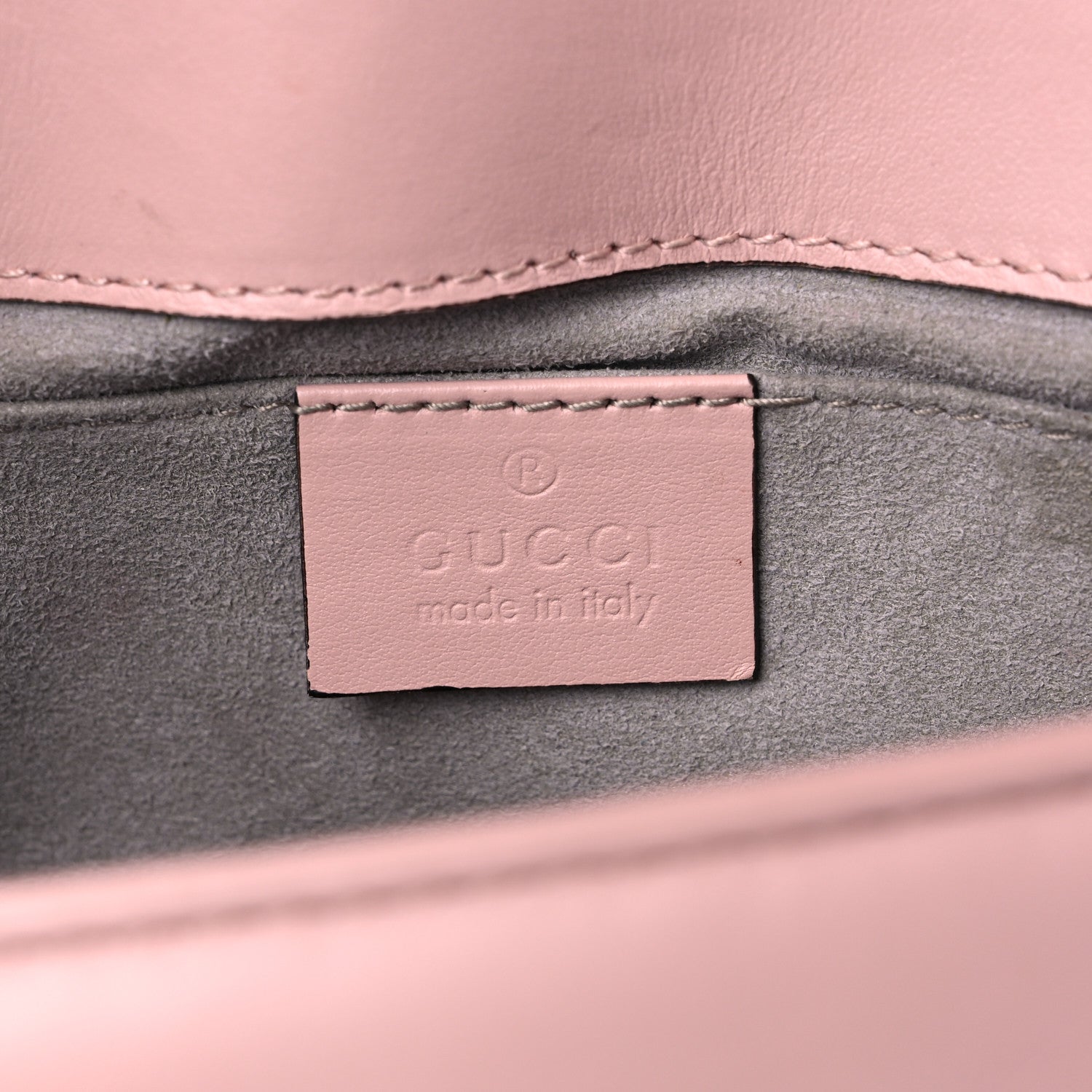 Gucci Calfskin Matelasse Mini GG Marmont Shoulder Bag Perfect Pink 6 of 19