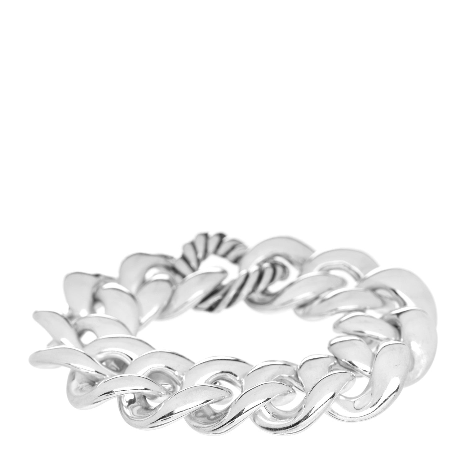 David Yurman Sterling Silver Cordelia Curb Link Bracelet 1 of 4