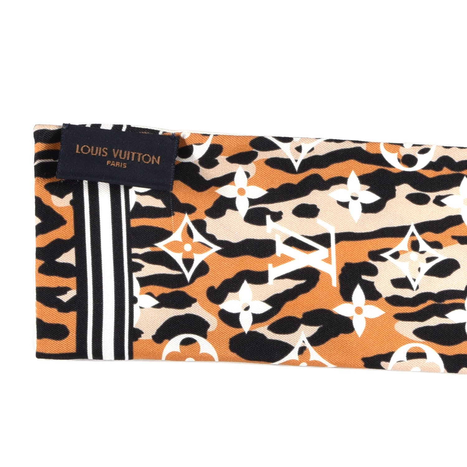 Louis Vuitton Silk Monogram Giant Jungle Bandeau Ivory 3 of 3