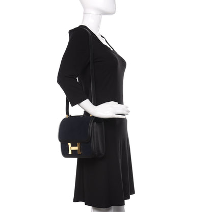 Hermes Velours Cotele Swift Constance 24 Black 2 of 21