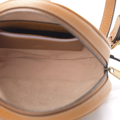 Gucci X DISNEY Mini Vintage GG Supreme Monogram Mickey Mouse Round Backpack Beige Vintage Sun Oil 4 of 10