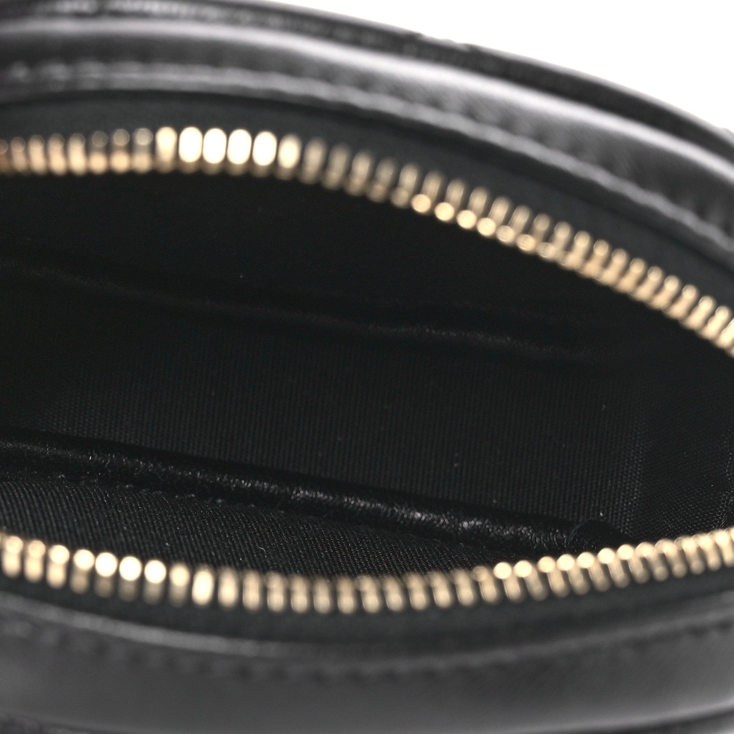Chanel Lambskin Quilted Zip Around Classic Coin Purse Black 5 of 7