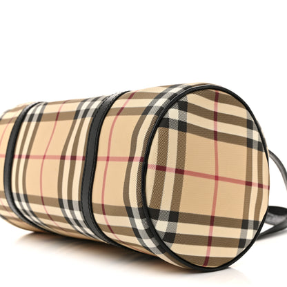 Burberry Nova Check Barrel Bag Black 10 of 16
