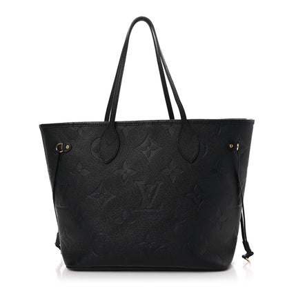 Louis Vuitton Empreinte Monogram Giant Neverfull MM Black 1 of 9