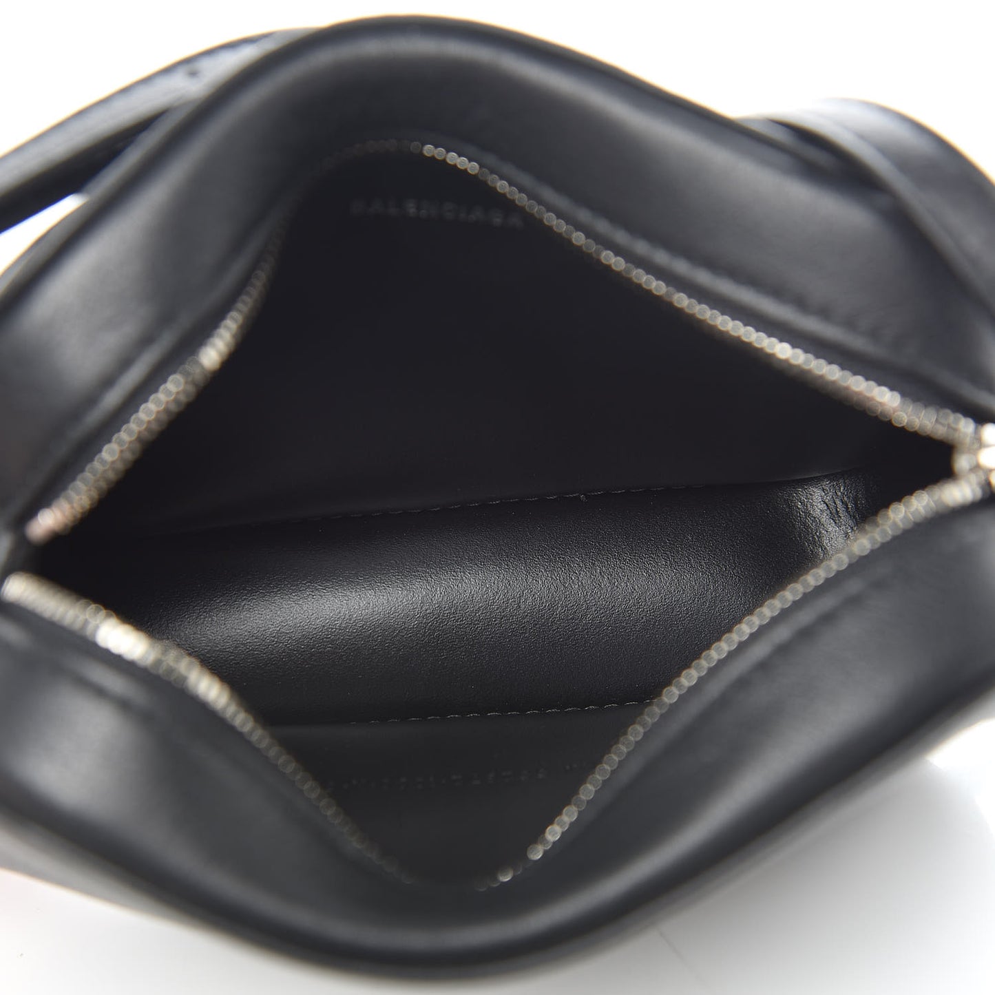 Calfskin Logo XS Everyday Camera Bag Black