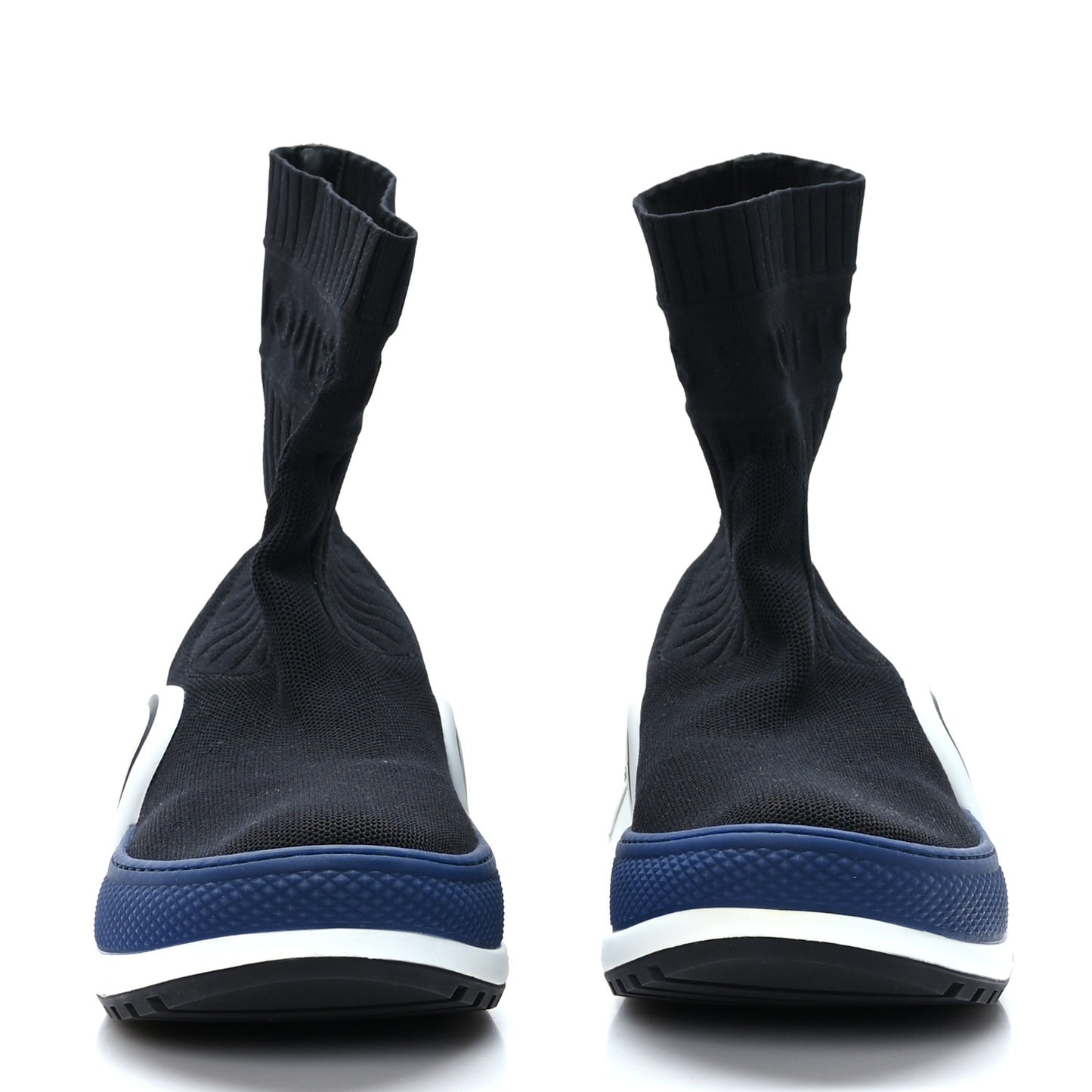 Stretch Textile LV Archlight Sneaker Boots 37 Black Blue