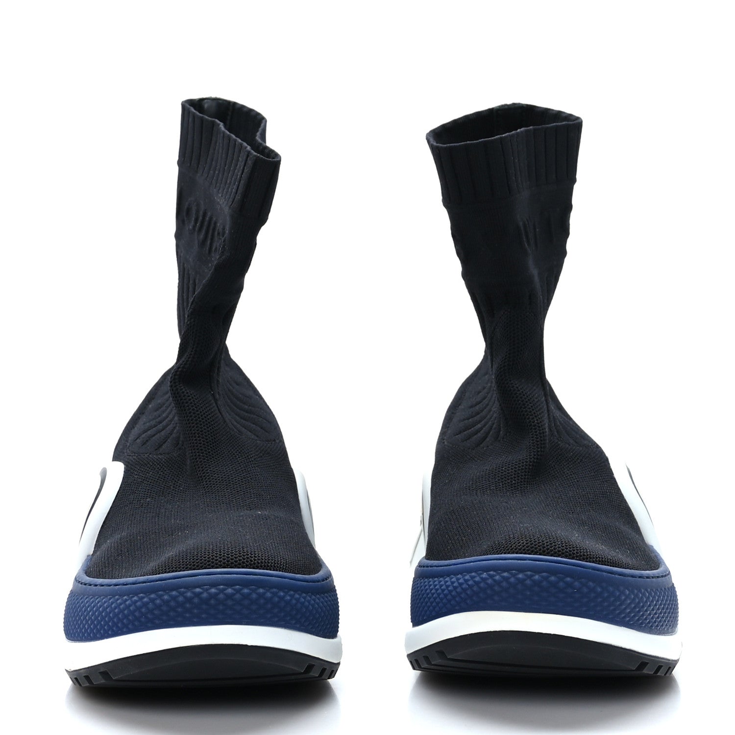 Louis Vuitton Stretch Textile LV Archlight Sneaker Boots 37 Black Blue 2 of 8