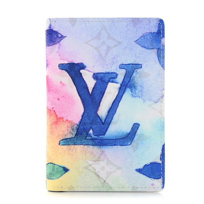 Louis Vuitton Monogram Watercolor Pocket Organizer NM Multicolor 1 of 8