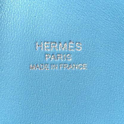 Hermes Evercolor Verso Mini 1923 Bolide Gold Bleu du Nord 6 of 9