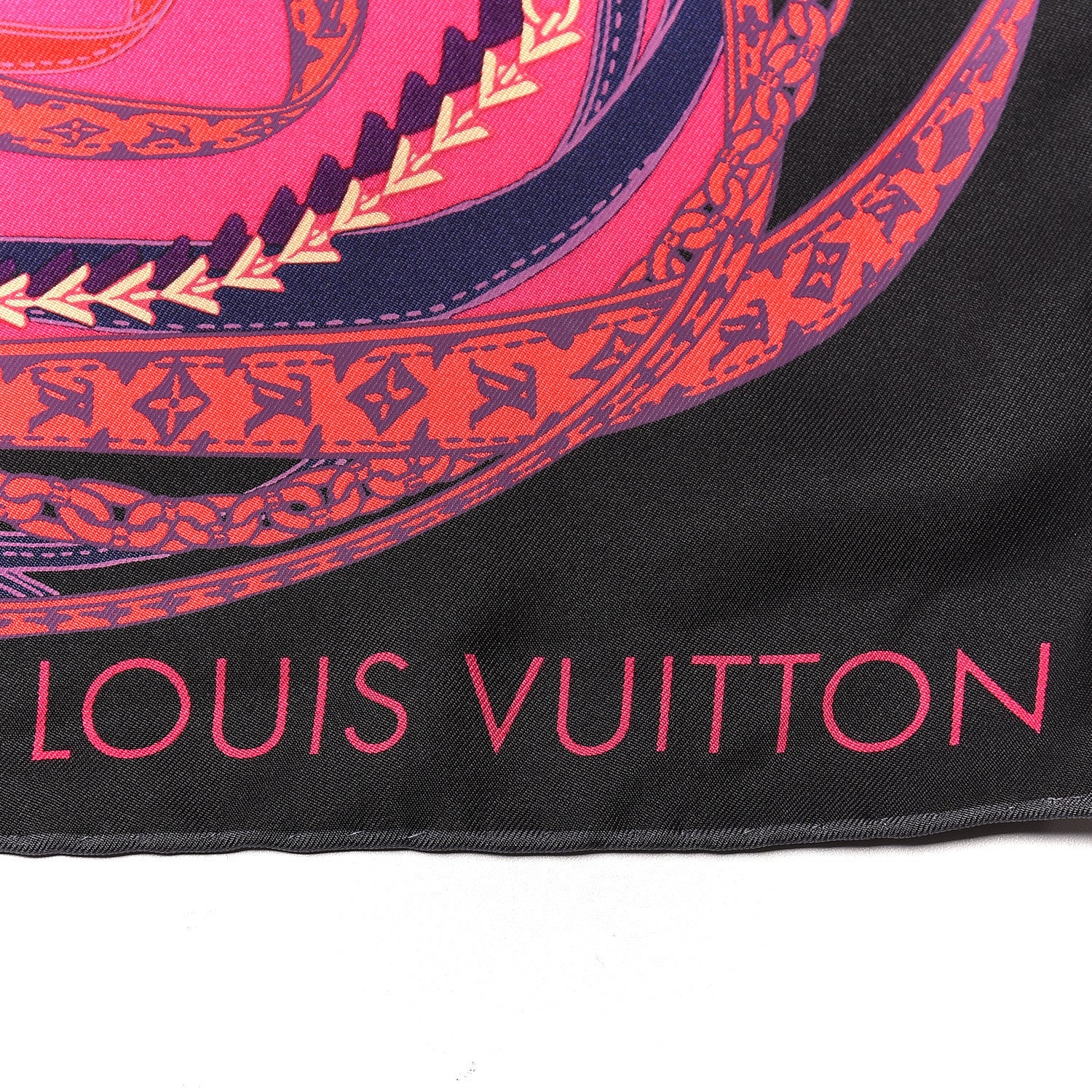 Louis Vuitton Silk Dreamonogram Shawl Pink 3 of 3