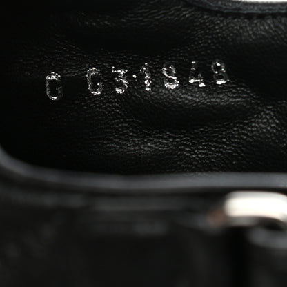 Chanel Lambskin Quilted Velcro Dad Sandals 37 So Black 6 of 6