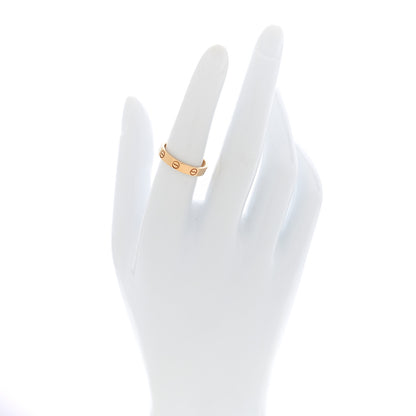 Cartier 18K Yellow Gold 3.5mm LOVE Wedding Band Ring 53 6.5 2 of 5