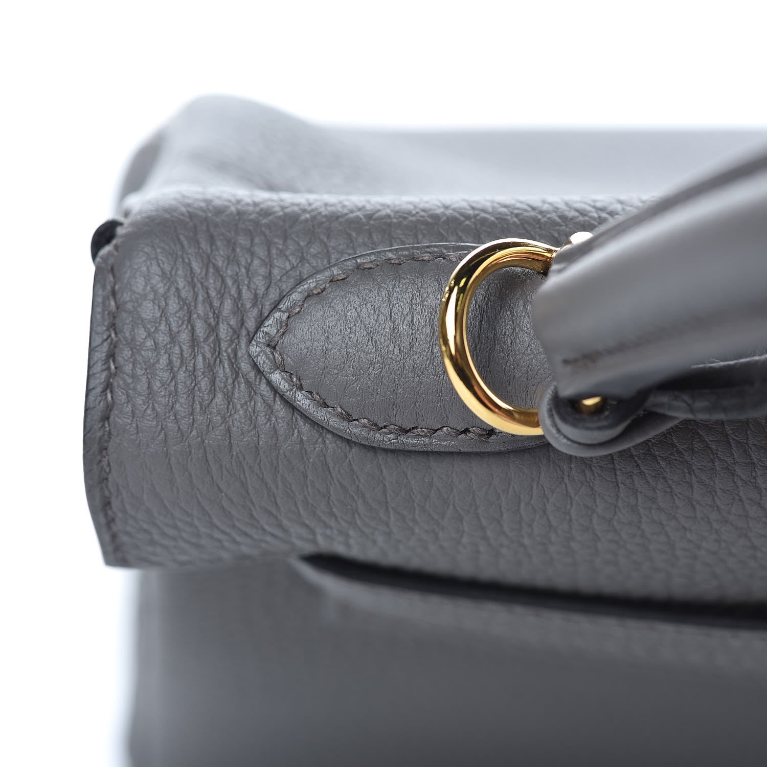 Hermes Togo Kelly Retourne 25 Etain 25 of 32