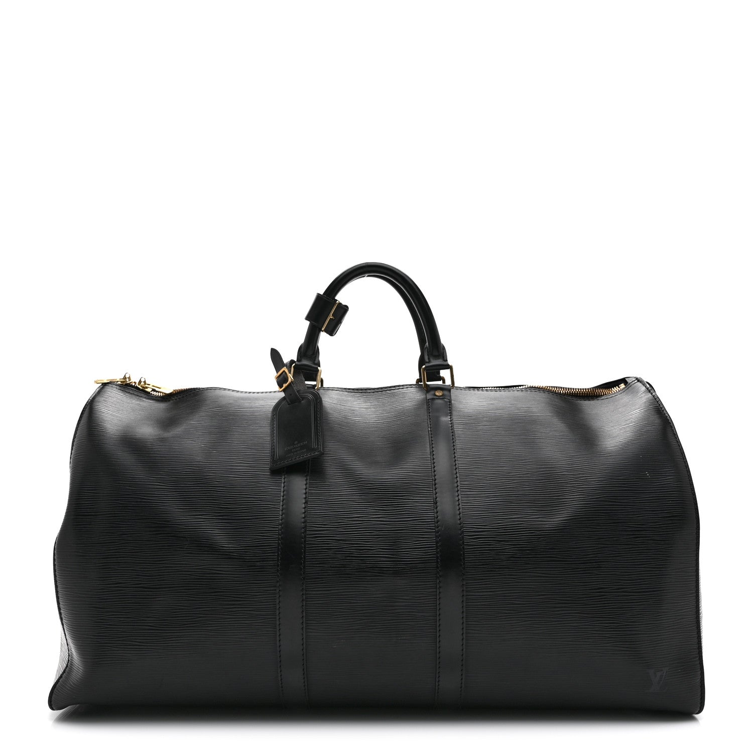 Louis Vuitton Epi Keepall 55 Black 1 of 9