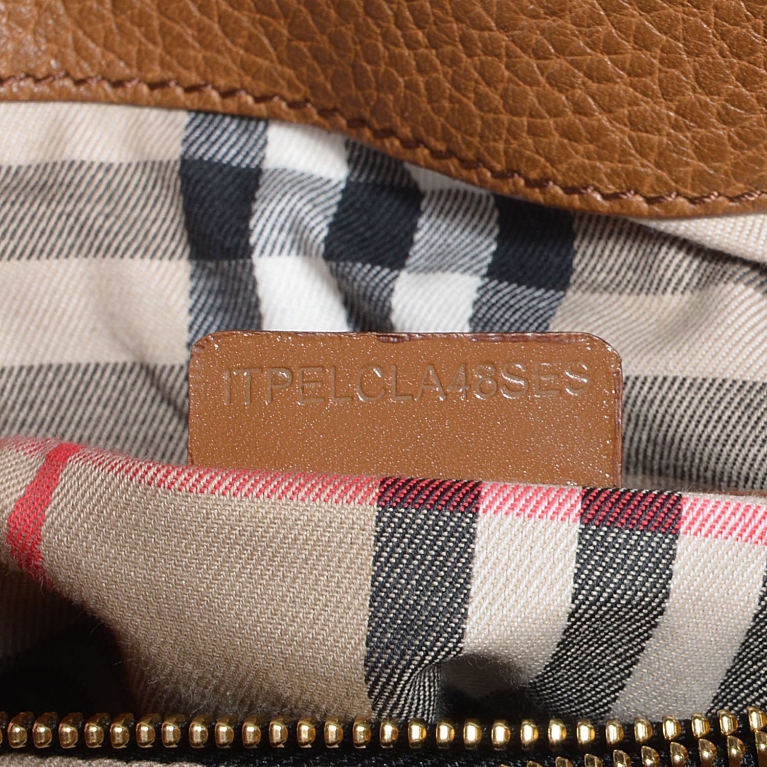 Burberry Grainy Leather Medium Golderton Camel 7 of 11