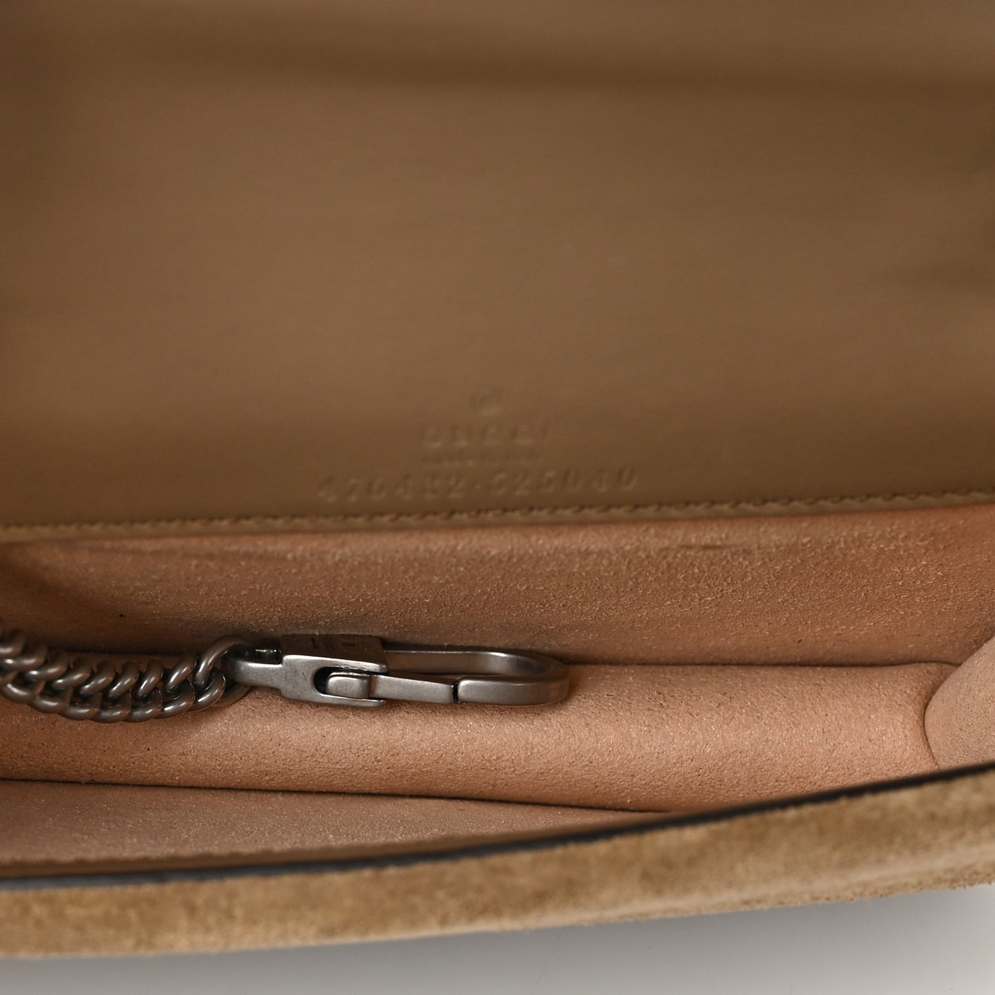 GG Supreme Monogram Super Mini Dionysus Shoulder Bag Taupe