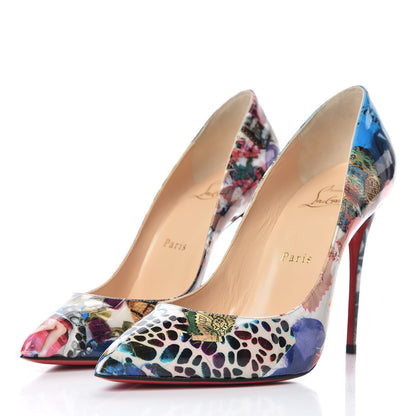 Christian Louboutin Patent Trash Pigalle Follies 100 Pumps 37 Multicolor 3 of 9
