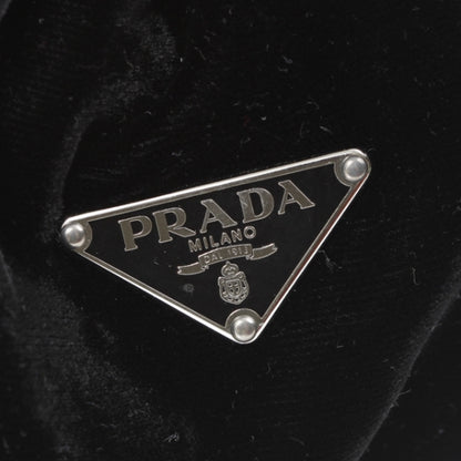 Prada Velvet Shoulder Bag Black 6 of 11