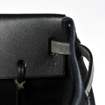 Hermes Toile Vache Hunter Herbag Cabas MM Black 8 of 8