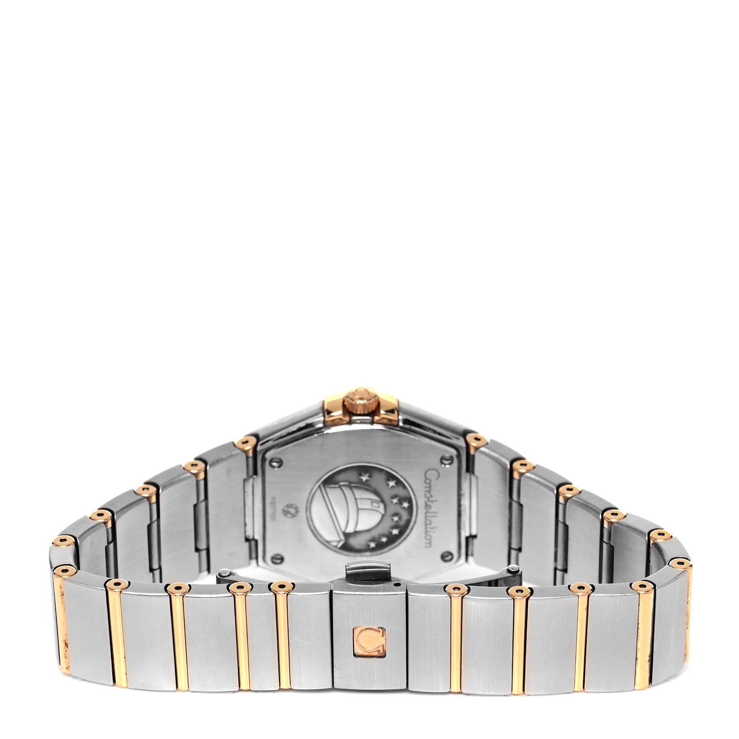 Omega Stainless Steel 18K Red Gold Diamond 27mm Constellation Quartz Watch Brown 123.20.27.60.63.001 3 of 5