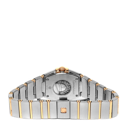 Omega Stainless Steel 18K Red Gold Diamond 27mm Constellation Quartz Watch Brown 123.20.27.60.63.001 3 of 5