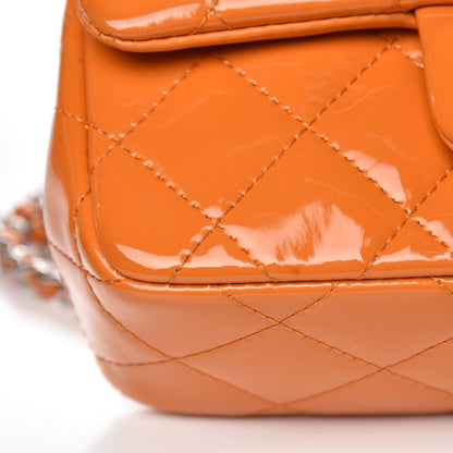 Chanel Patent Quilted Extra Mini Flap Light Orange 8 of 10