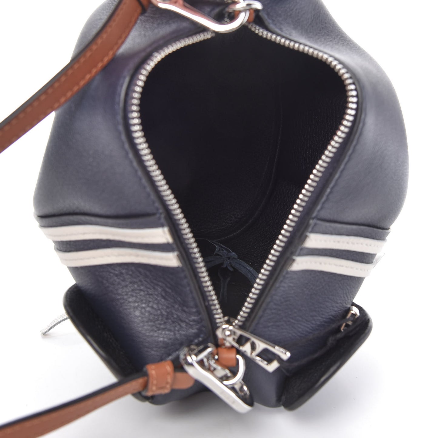 Calfskin Mini Sailor Elephant Crossbody Bag Deep Blue