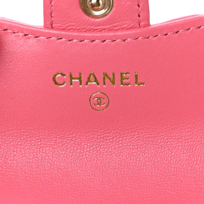 Chanel Lambskin Quilted Airpods Pro Case Coral 5 of 8