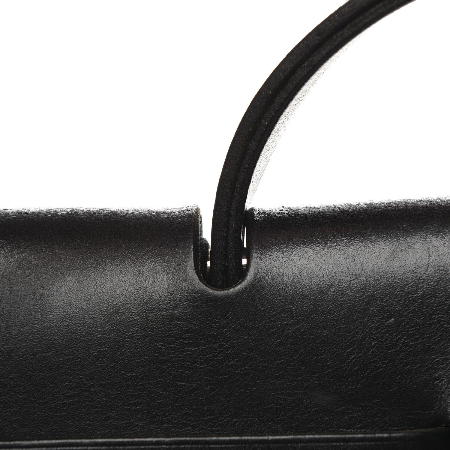 Hermes Toile Vache Calfskin Herbag 39 MM Black 23 of 24
