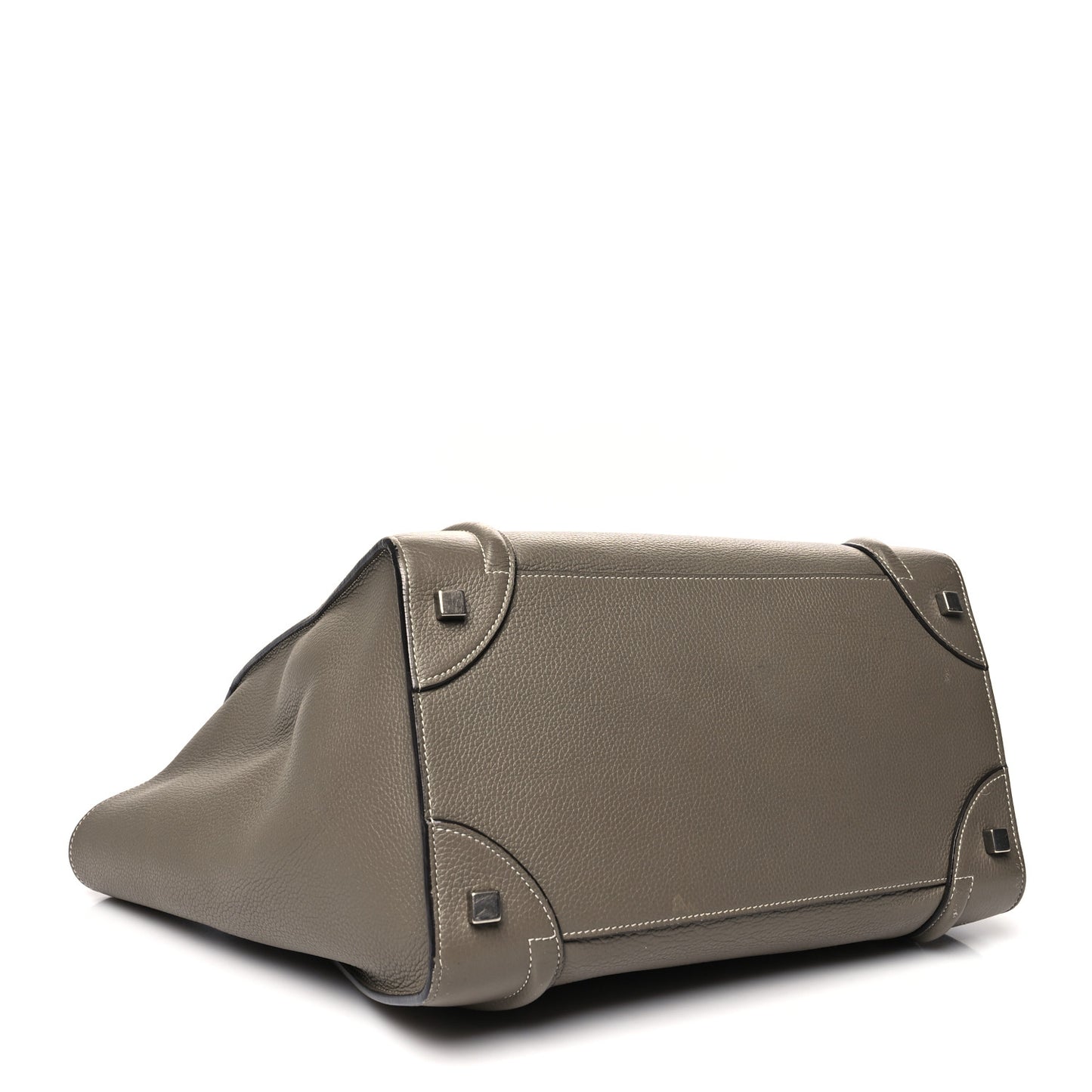 Drummed Calfskin Mini Luggage Souris
