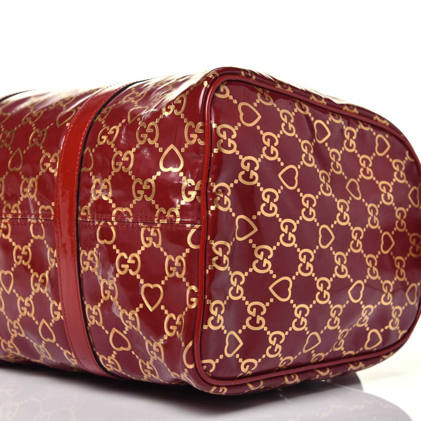 Patent GG Valentine Medium Joy Boston Red Gold