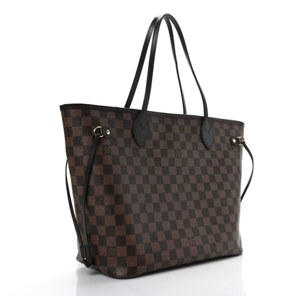 Louis Vuitton Damier Ebene Neo Neverfull MM Rose Ballerine 3 of 9