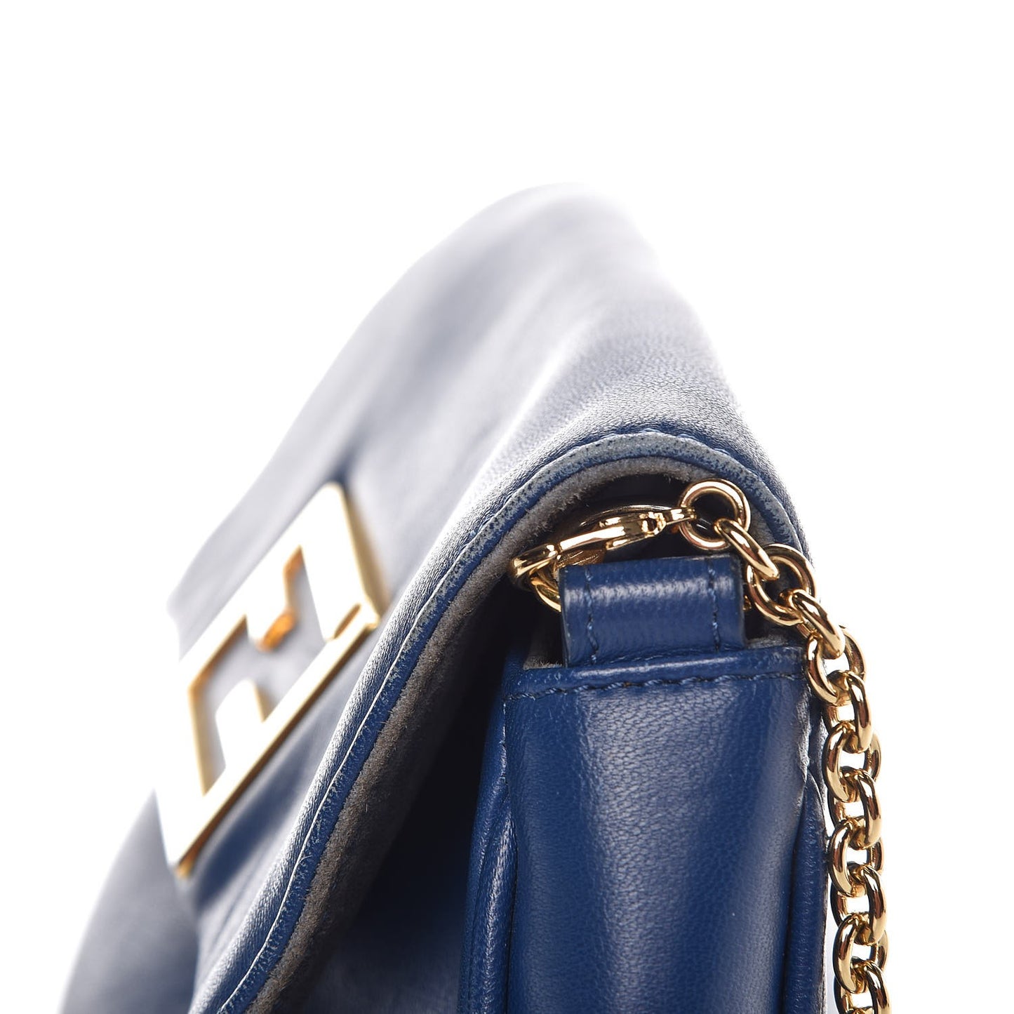 Nappa Fendista Pouchette Crossbody Iris