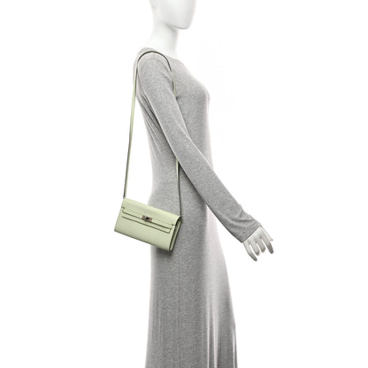 Hermes Epsom Kelly Wallet To Go Vert Fizz 2 of 11