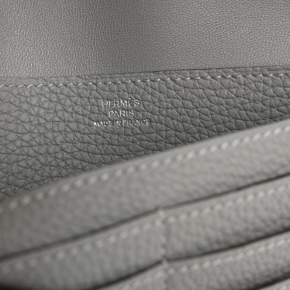 Hermes Togo Dogon Recto Verso Wallet Gris Mouette 6 of 8
