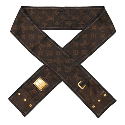 Louis Vuitton Silk Monogram New Denim Bandeau Ebene 1 of 3