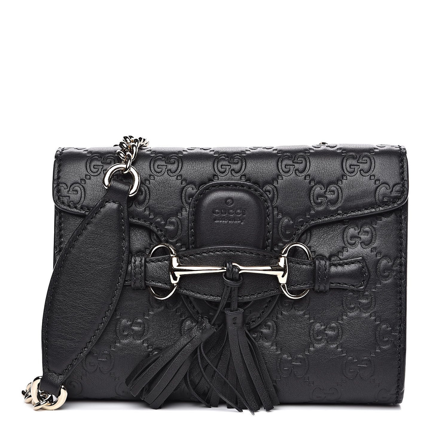 Guccissima Mini Emily Shoulder Bag Black