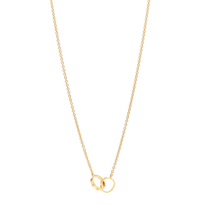 Cartier 18K Yellow Gold Interlocking LOVE Necklace 1 of 5