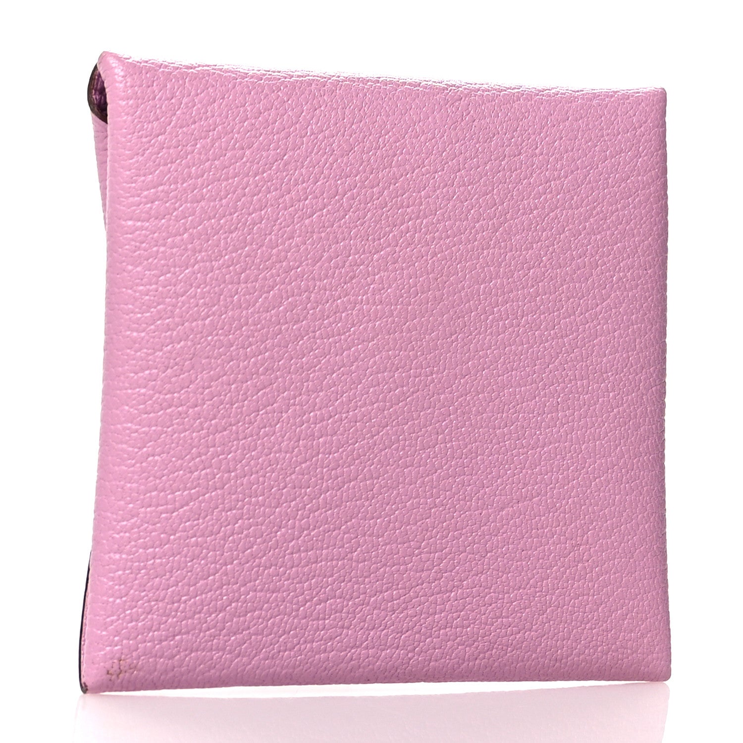 Hermes Chevre Mysore Bastia Coin Purse Mauve Sylvestre 3 of 8