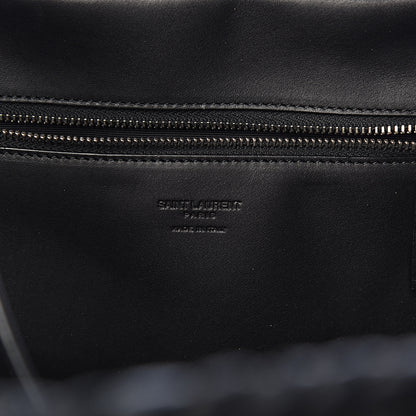 Saint Laurent Raffia Medium Panier Bag Black 6 of 9