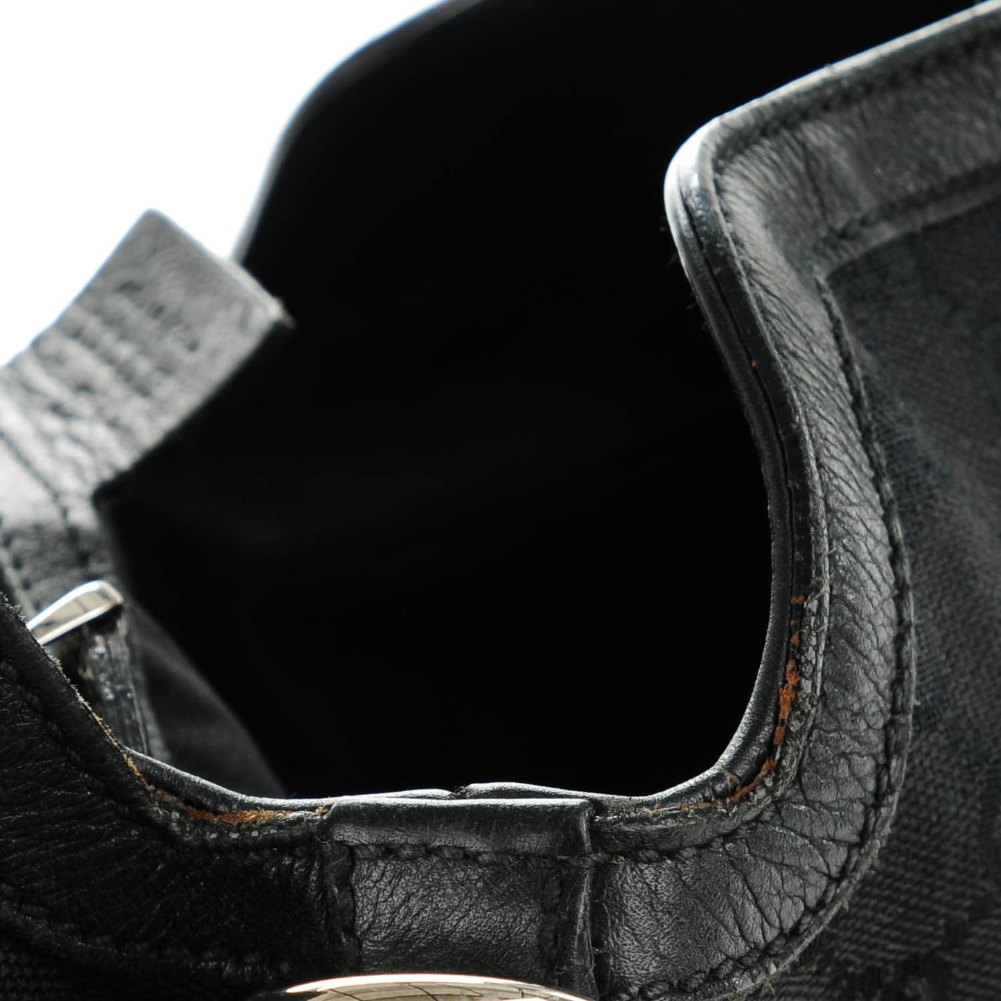 Monogram Large Indy Top Handle Bag Black