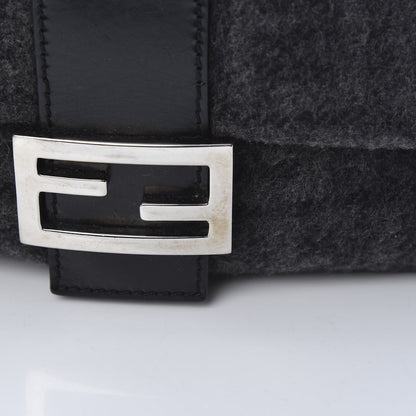 Fendi Wool Zucca Mama Baguette Grey 14 of 14