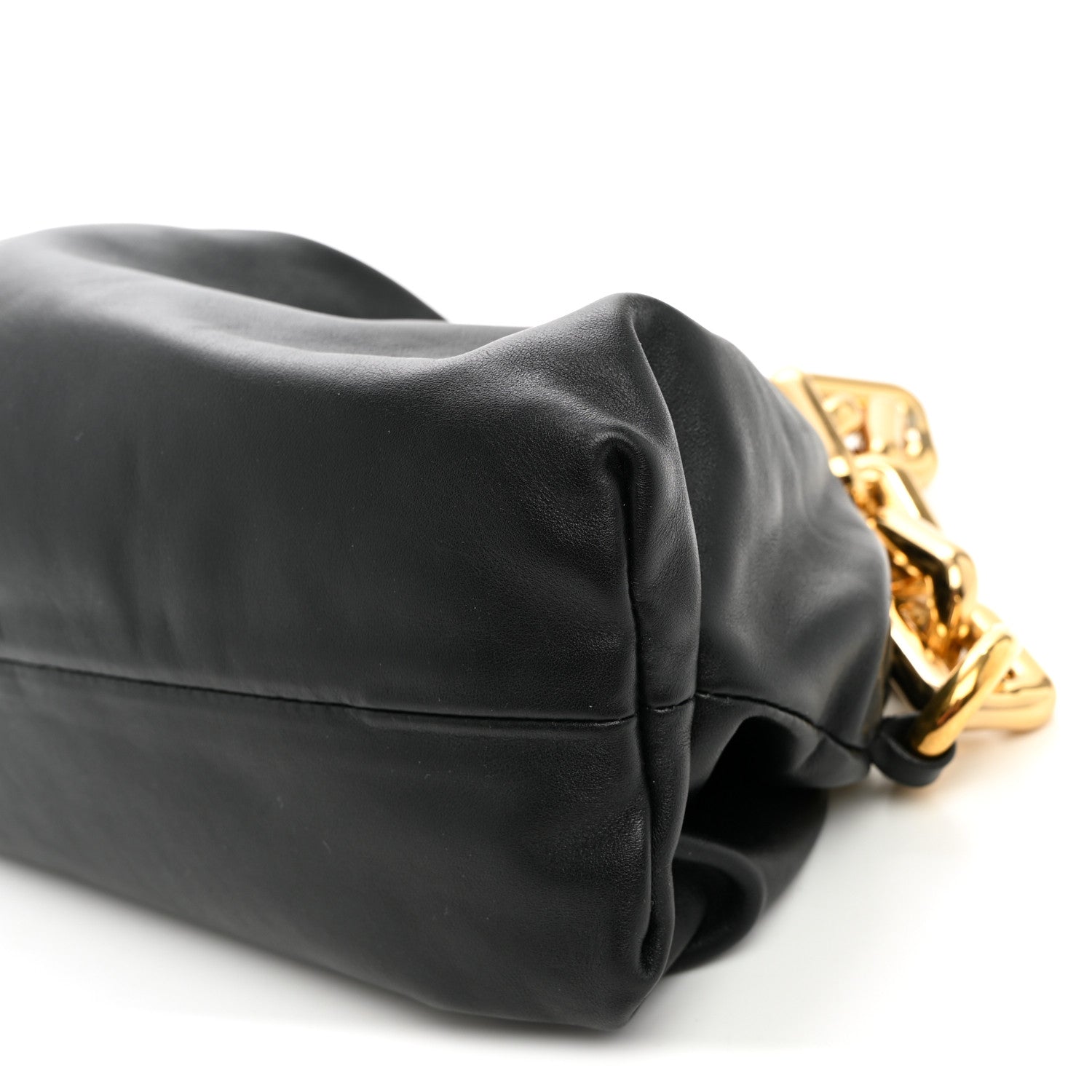 Bottega Veneta Calfskin The Pouch Chain Black 10 of 10